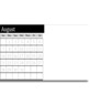 Plantilla para crear gratis tu calendario personalizable del mes de Agosto de 2011