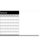 Plantilla para crear tu calendario personalizable del mes de Enero de 2011