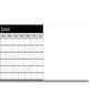 Plantilla para crear gratis tu calendario personalizable del mes de Junio de 2011