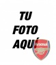 Fotomontaje del escudo del Arsenal en tu foto.