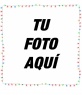 Borde para fotos de luces de navidad