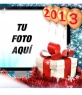 Postal de navidad para el año 2013 para poner tu foto preferida, acompañada de un