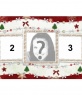 Postal de navidad personalizable con 3 fotos