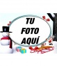 Marco de fotos de navidad, en la nieve