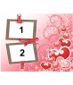 Postal: Te quiero. Tarjeta personalizable con dos