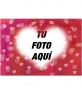 Marco de corazón para poner tu fotografía de fondo