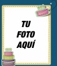 Edita una postal de cumpleaños añadiendo una fotografía digital a este marco de fondo azul y motivos con tartas de aniversario. Podrás imprimir tus tarjetas o mandarlas por vía correo electrónico, de una forma sencilla y gratis.