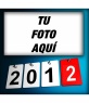 Postal para poner tu foto con los carteles del año 2012. Ideal para felicitar el año nuevo.