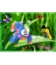 Fotomontaje para ñinos de disfraz de caracol con mariposas