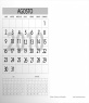 Plantilla calendario 2010, mes de Agosto
