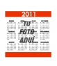 Calendario del año 2011 en castellano