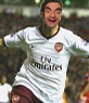 Fotomontaje en el que poner  una cara a Cesc Fabregas, con la camiseta del Arsenal