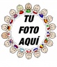 Marco para fotos con borde de niños de todas las nacionalidades