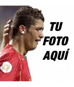 Ronaldo Crying on Imagen De Cristiano Ronaldo Llorando  Si Te Gus     Fotoefectos Com