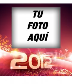 Postal para felicitar el año nuevo 2012
