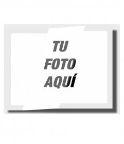 Fotoefecto que muestra tu fotografía digital como si fuera una polaroid, con su marco blanco, ligeramente doblada, con un efecto de brillo en su