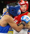Montaje fotográfico en el que  pones una cara en el cuerpo de un boxeador con
