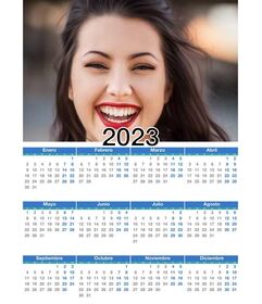 calendario todos los meses fotomontaje