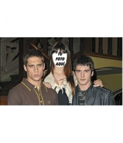 Fotomontaje para poner una cara a Carolina, de la serie El Internado. Aparece acompañada junto a Iván y Marcos de la misma novela televisiva.