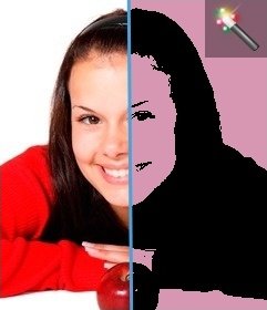 Pon un efecto Pop Art en tu foto, fondo rosa
