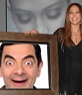 Fotomontaje de Jennifer Lopez para salir en una foto junto a ella