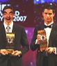 Fotomontaje para poner una cara en Kaka con Cristiano Ronaldo, ganadores de los
