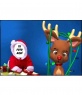 Fotomontaje de disfraz de pequeño Santa Claus, papa Noel