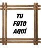 Marco para fotos con bordes de madera, para personalizar con tu foto