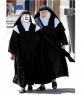 Fotomontaje de una monja, para hacer un montaje divertido y gastar una broma