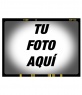 Marco de fotos estilo negativo de fotos con efecto de imagen borrosa