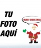 Foto montaje de Santa Claus deseando Merry Christmas para hacer con tu foto