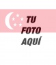 Haz tu fondo con la bandera de Singapore,