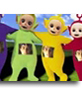 Fotomontaje en el que tu imagen sale en la pantalla de los Teletubbies, que aparecen
