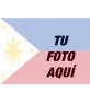 Fotomontaje para pintar una cara o foto con la bandera de THE Philippines, solo