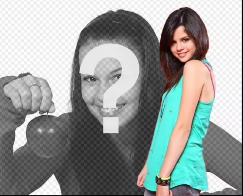 Fotomontaje con Selena Gomez, sube tu foto y crea tu foto..