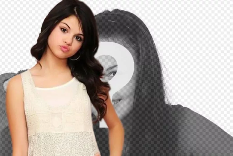 Haz un montaje junto con la cantante Selena Gomez. fotomontaje junto con Selena, sube tu foto y sorprende a tus..
