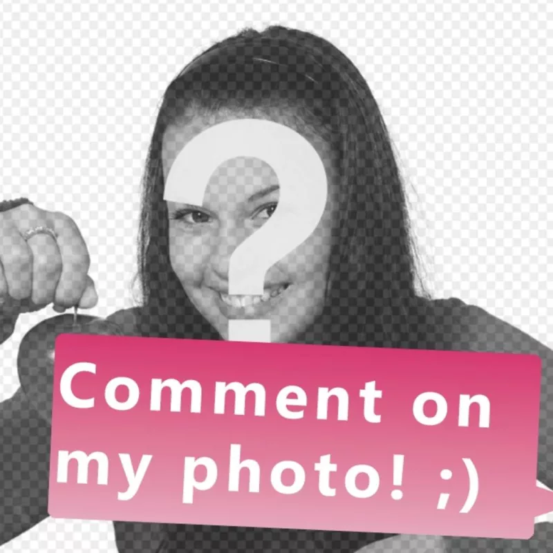 Pon en tu foto el texto Comment on my photo para que tus amigos escriban en tu foto de facebook y tener mucho likes..