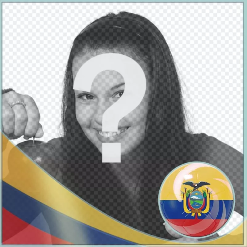 Efecto para añadir la bandera de Ecuador en tu foto. ..