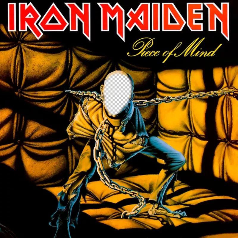 Fotomontaje de la portada del CD de Iron Maiden para añadir tu cara ..
