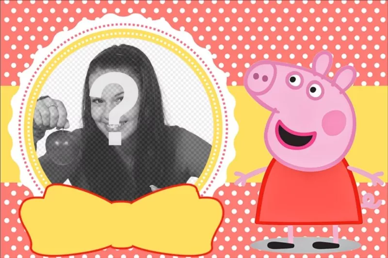 Collage infantil de Peppa Pig ..