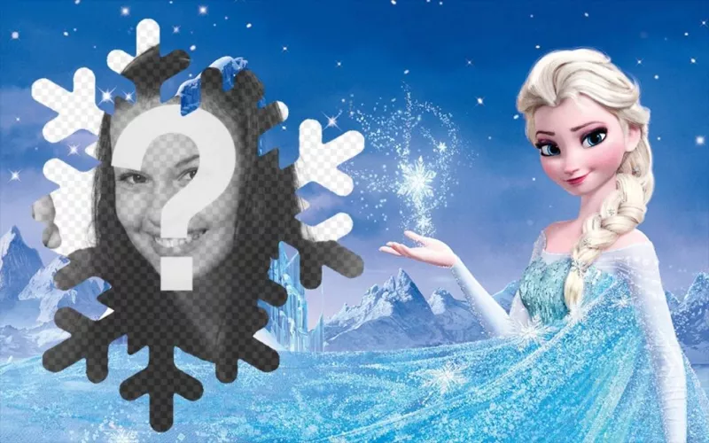 Fotomontaje con Elsa de Frozen ..