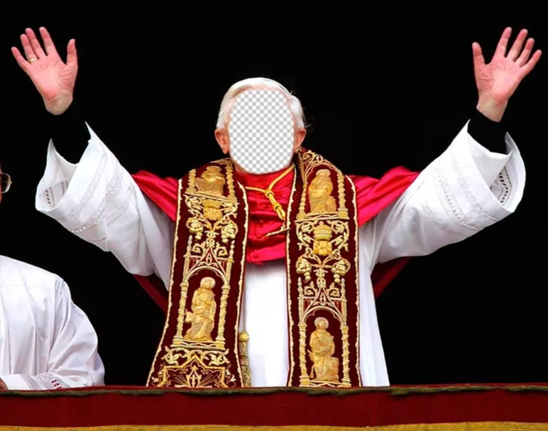 Fotomontaje online con el que podrás ser el Papa ..