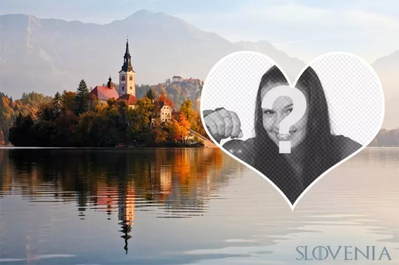 Postal de Eslovenia para decorar tu foto ..