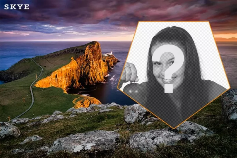 Postal personalizable con una imagen de la Isla de Skye ..