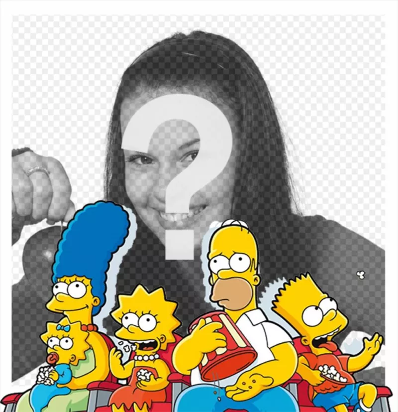 Fotomontaje de Los Simpson para subir tu foto ..