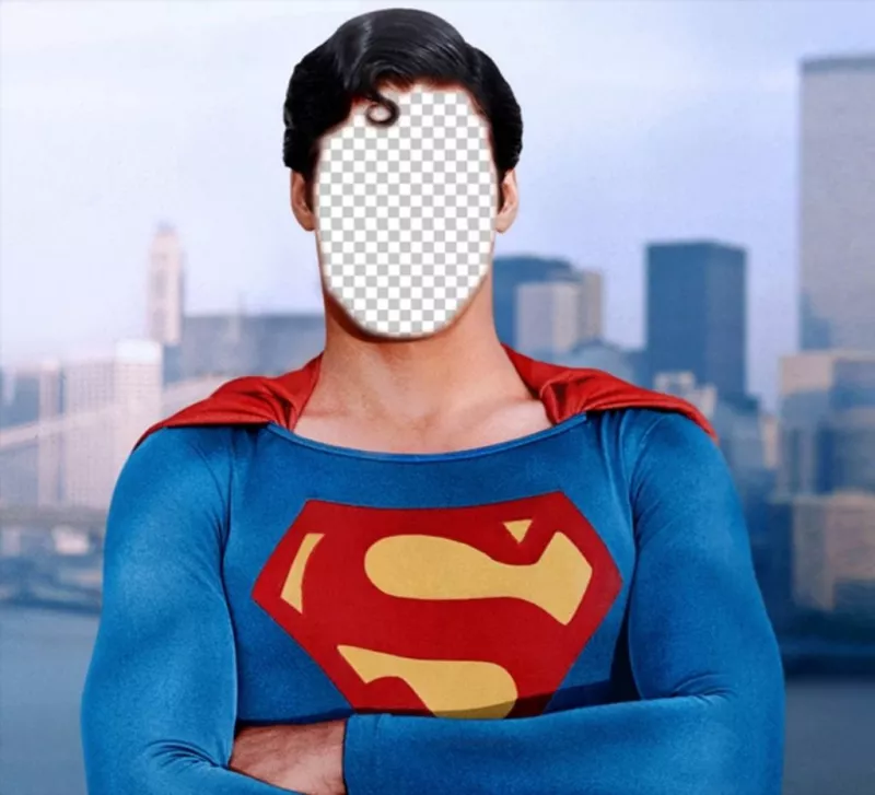 Fotomontaje para convertirte en Superman con la foto que quieras ..