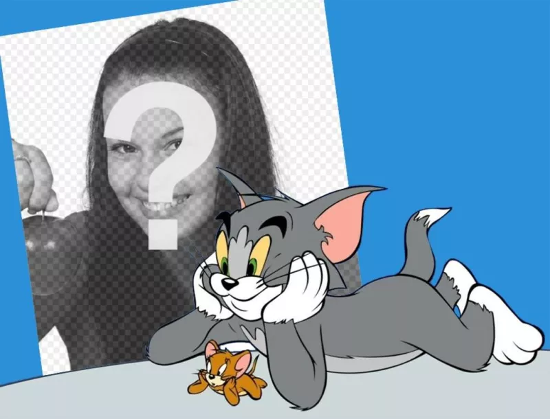 Tu foto junto con Tom y Jerry con este fotomontaje online ..