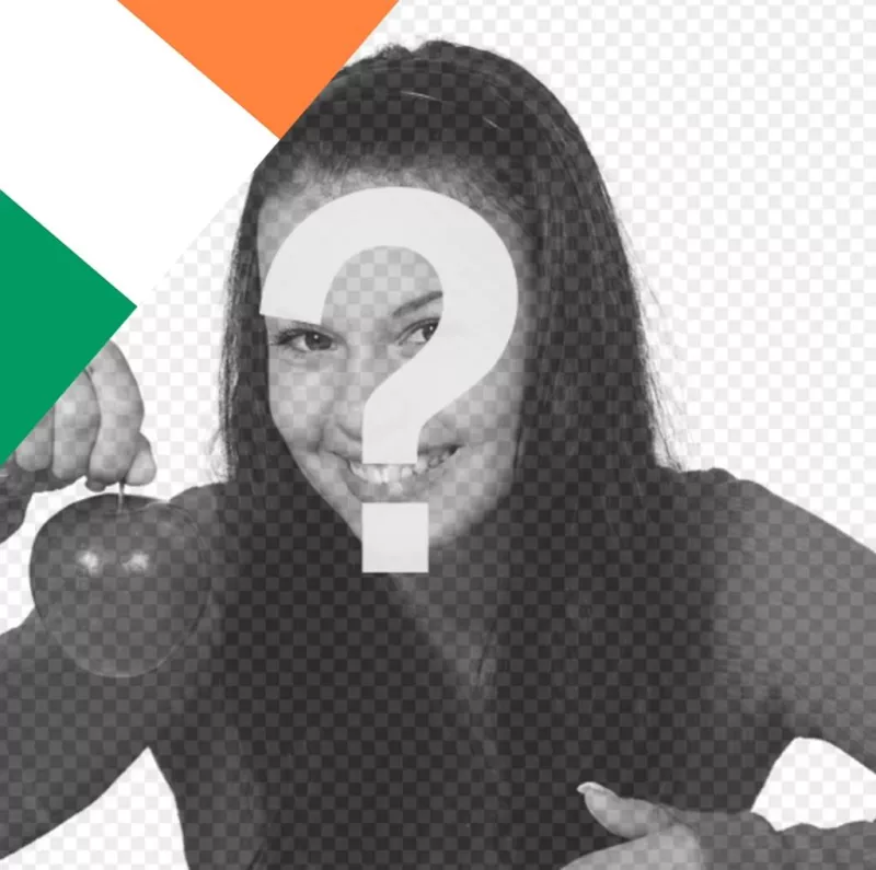 Efecto para poner la bandera de Irlanda en tus fotos y decorarlas ..