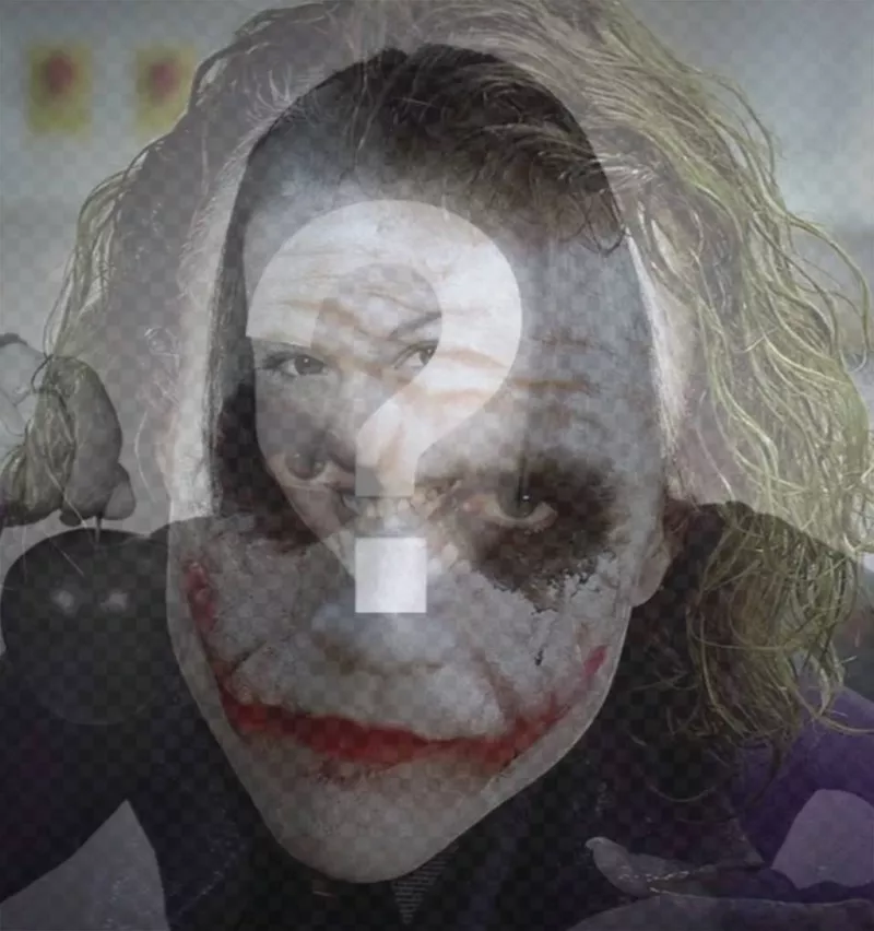 Filtro de foto Joker Guason en tu foto ..