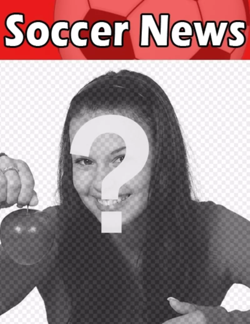Tu fotografía como portada de una revista inglesa de temática futbolística llamada Soccer News. ..